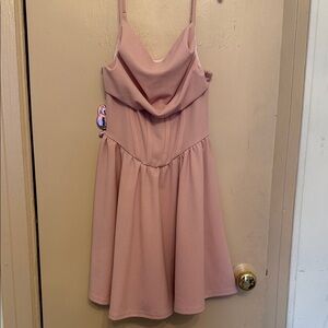 Pink Sleeveless Dress